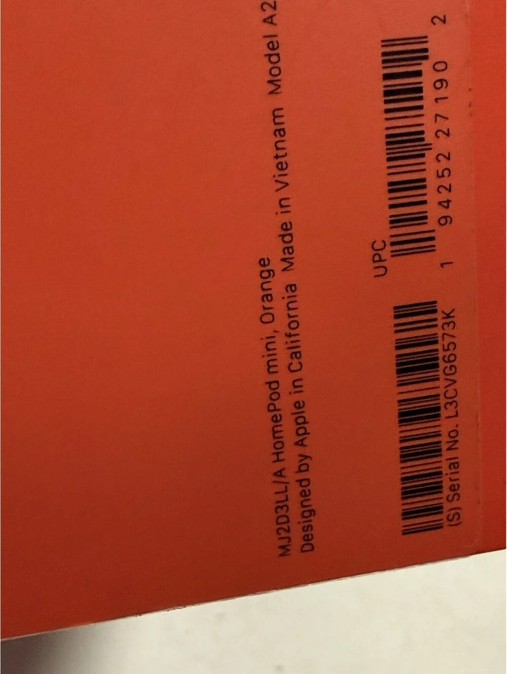 Apple HomePod mini Smart Speaker - Orange - With Original Box